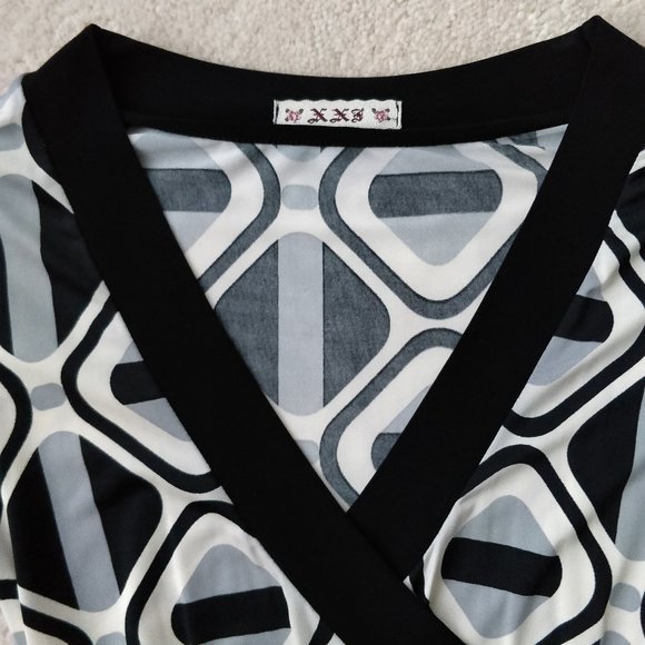 FOREVER21 A-Line V-Neck Dress Sz S - Picture 3 of 5